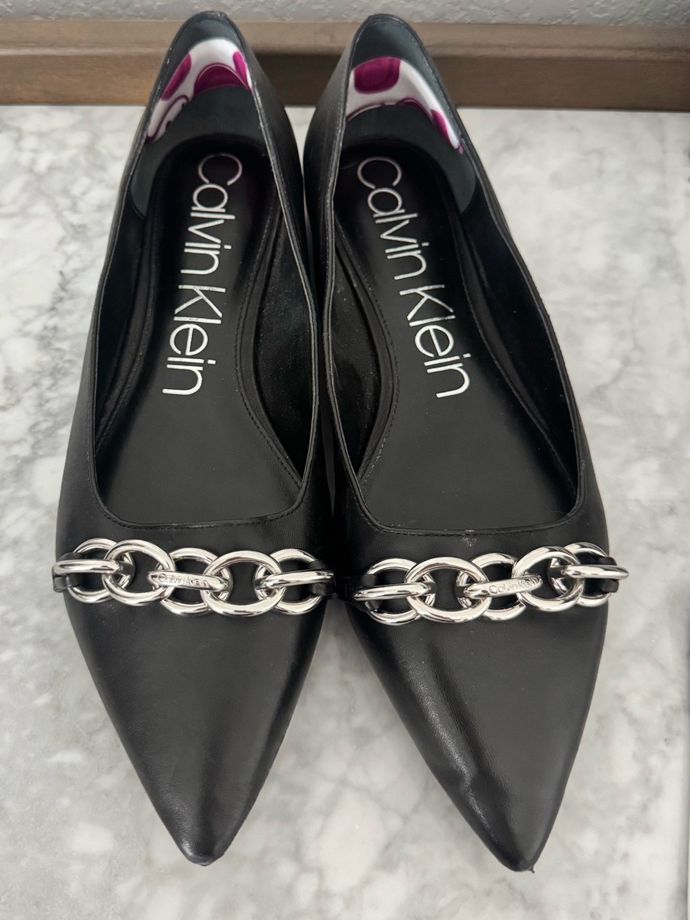 Calvin Klein Pointed Toe Flats